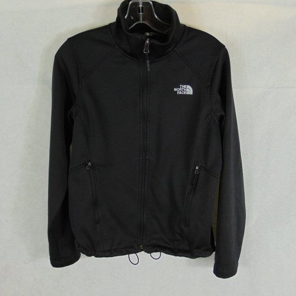 The North Face zip up Black Jacket Women's size M - Picture 1 of 7
